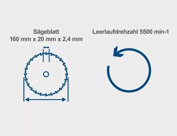 Scheppach ručni cirkular pila za uranjajuće rezove PL55
